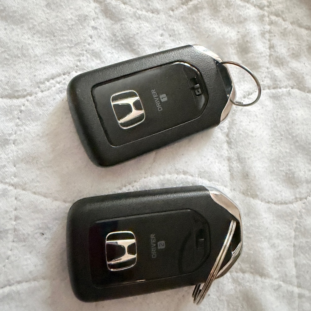 Honda Black Car Key Fob Set